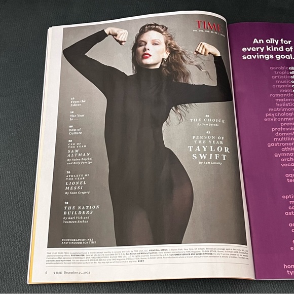Taylor Swift Sexy Model Pose Swifties Time 2023 Person of the Year ~ NEW - Picture 2 of 5